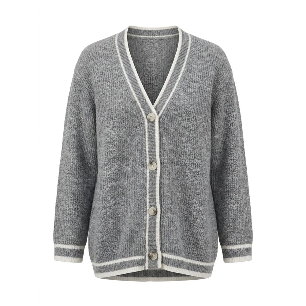 A NEW DAY RIBBED KNIT OVERSIZED CARDIGAN SIZE X-SMALL
